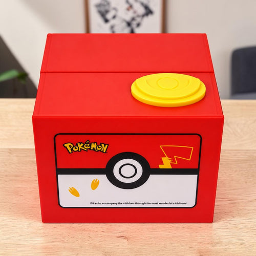 Alcancía Pikachu Come Monedas