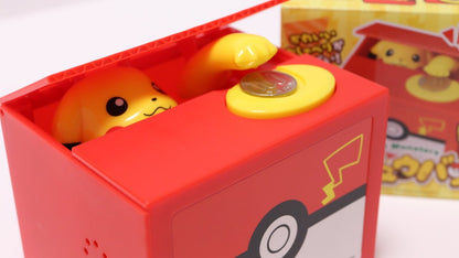 Alcancía Pikachu Come Monedas