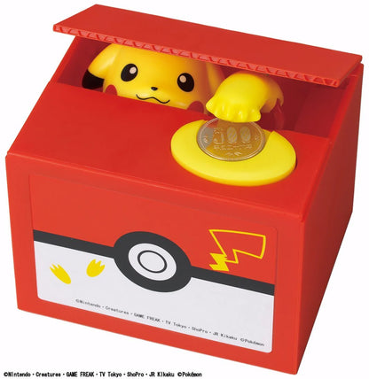 Alcancía Pikachu Come Monedas